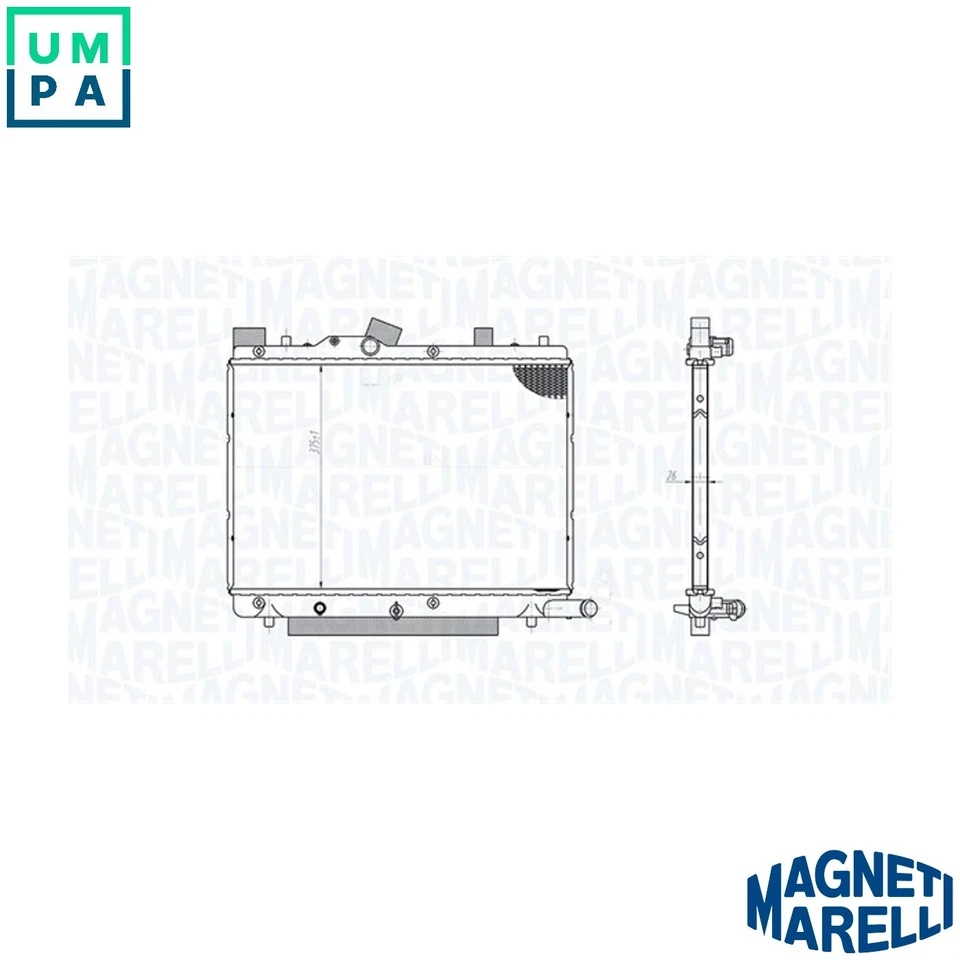 RADIATOR ENGINE COOLING 350213182800 FOR SUZUKI SWIFT/III/MK/V/IV /AD13A 1.2L - Image 1 of 4