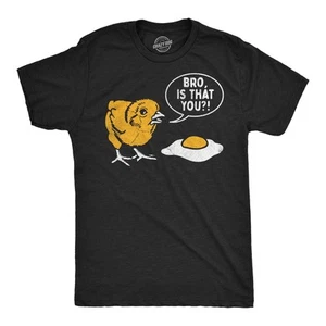 Camisetas divertidas para hombre Bro Is That You sarcásticas huevo de gallina gráfico novedad camiseta - Imagen 1 de 7