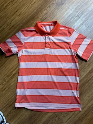 Camisa polo de golf PING Sensorcool a rayas manga corta ligera para hombre grande Foto 1 de 4