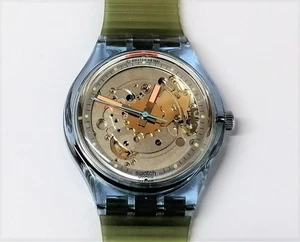 Swatch Automatico 1991 - SAN100V - Blue Matic variante a 1 foro - Nuovo - Imagen 1 de 3