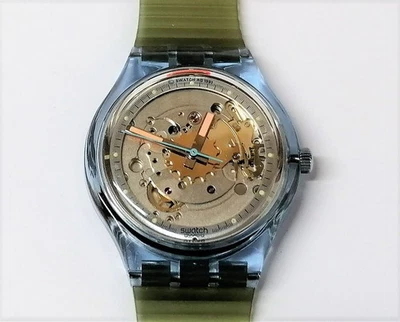 Swatch Automatico 1991 - SAN100V - Blue Matic variante a 1 foro - Nuovo - Immagine 1 di 3