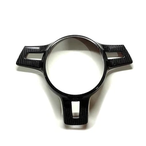 Real Carbon Fiber Steering Wheel Frame Cover for Porsche 911 991.1 2012-2016 - Picture 1 of 4