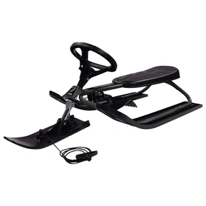STIGA Snow Racer Iconic Grau Schlitten Lenkschlitten Kinderschlitten Rodel NEU - Bild 1 von 7