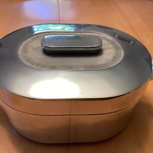 Magnalite GHC Country Collection Aluminum 12" Dutch Oven Roaster 5265 w/Trivet - Picture 1 of 14