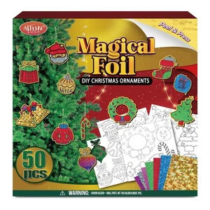 Weihnachtsbasteln für Kinder - Magische Folie DIY Weihnachtsschmuck - Kein Durcheinander Xm... - Bild 1 von 6