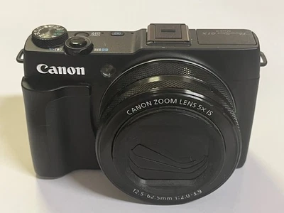 Canon PowerShot G1 X Mark II 12.8 MP Digitalkamera - Schwarz - Bild 1 von 4