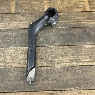 Riser Quill Stem 60mm 25.4mm Clamp Black Kalloy AL-222 Commuter City Bike 1-Bolt - Image 1 of 4