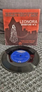 Beethoven Leonora Overture No 3 Carl Bamberger 7"Vinyl Record TESTED - Picture 1 of 2