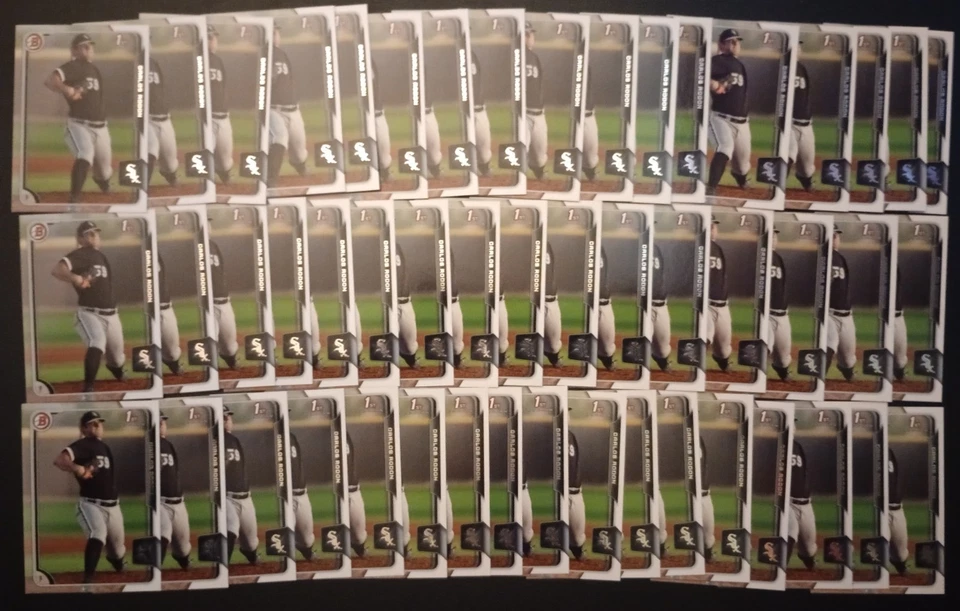 50 ct lot of 2015 Bowman Prospects 1st Bowman Carlos Rodon Cards White Sox - Imagem 1 de 1