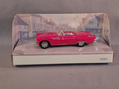 Ford Thunderbird 1955 rojo convertible Dinky Matchbox DY031 diecast 1:43 Foto 1 de 4