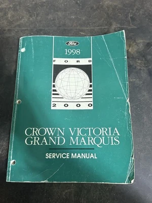 GENUINO FORD 1998 Crown Victoria Grand Marquis taller manual servicio de reparación  Foto 1 de 4