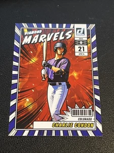 2025 Panini Donruss - Diamond Marvels Charlie Condon #7 (RC) - Picture 1 of 2