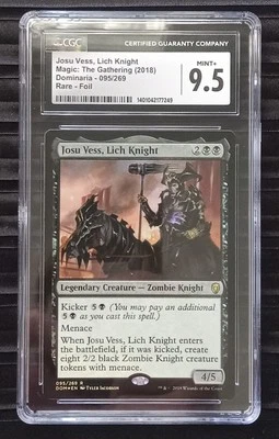 Mtg Josu Vess, Lich Knight (CGC) 9.5 Dominaria Rare Foil [2018] - Image 1 of 2