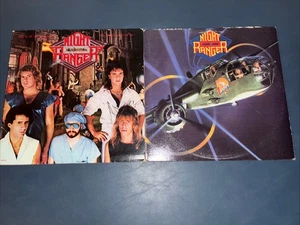 NIGHT RANGER 2 LP Lot - 7 Wishes 1985 + Midnight Madness 1983 80's HARD ROCK VG - Picture 1 of 4