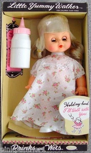 BAMBOLA UNEEDA Little Yummy Walker Drink & Wet alta 11" pollici come nuova in scatola - Foto 1 di 4