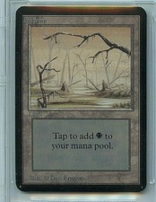 MTG Alpha Swamp V2 B BGS 8.5 NM/MT+ Magic Land Card 4642