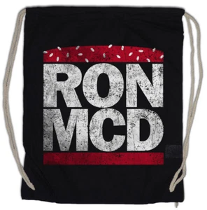 RON MCD Drawstring Bag Ronald Fun McDonald McDonald's Whopper Big Burger Mac - Picture 1 of 1