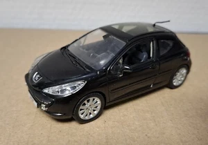 Peugeot 207 GT 3 Portes Noir 1/43 Norev sans boite vendu dans l'état voir photos - Imagen 1 de 2