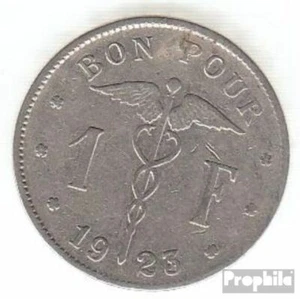 Belgium km-no. 89 1928 very fine Nickel 1928 1 franc Knieende allegor - Picture 1 of 1