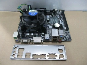 Gigabyte GA-H81M-S2V REV: 1.0 Motherboard LGA1150 H81 DDR3 SATA 3 USB w/ CPU - Picture 1 of 6