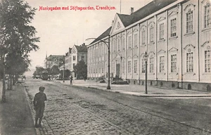 TRONDHJEM NORUEGA NORUEGA PALACIO REAL 1923 POSTAL VINTAGE 060524 T - Imagen 1 de 2