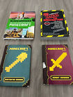 Minecraft Book Lot Of 4 Handbooks, Hacks And Block Wonders