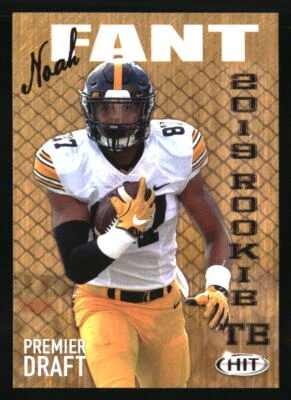 Noah Fant 2019 SAGE HIT #2 FOOTBALL Card - Image 1 of 2