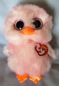 FEATHERS the EASTER CHICK - TY 6" GLITZERAUGEN Beanie Boos NEU mit neuwertigem Etikett - Bild 1 von 2