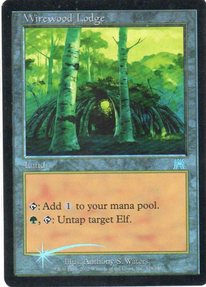 MTG: Onslaught: Foil Wirewood Lodge: Lightly Played Condition - Image 1 of 1