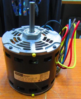 🤓NEW FASCO 1/2 HP AC BLOWER MOTOR 208/230 60HZ 2.5A 1PH 1135-975-900RPM - Image 1 of 4
