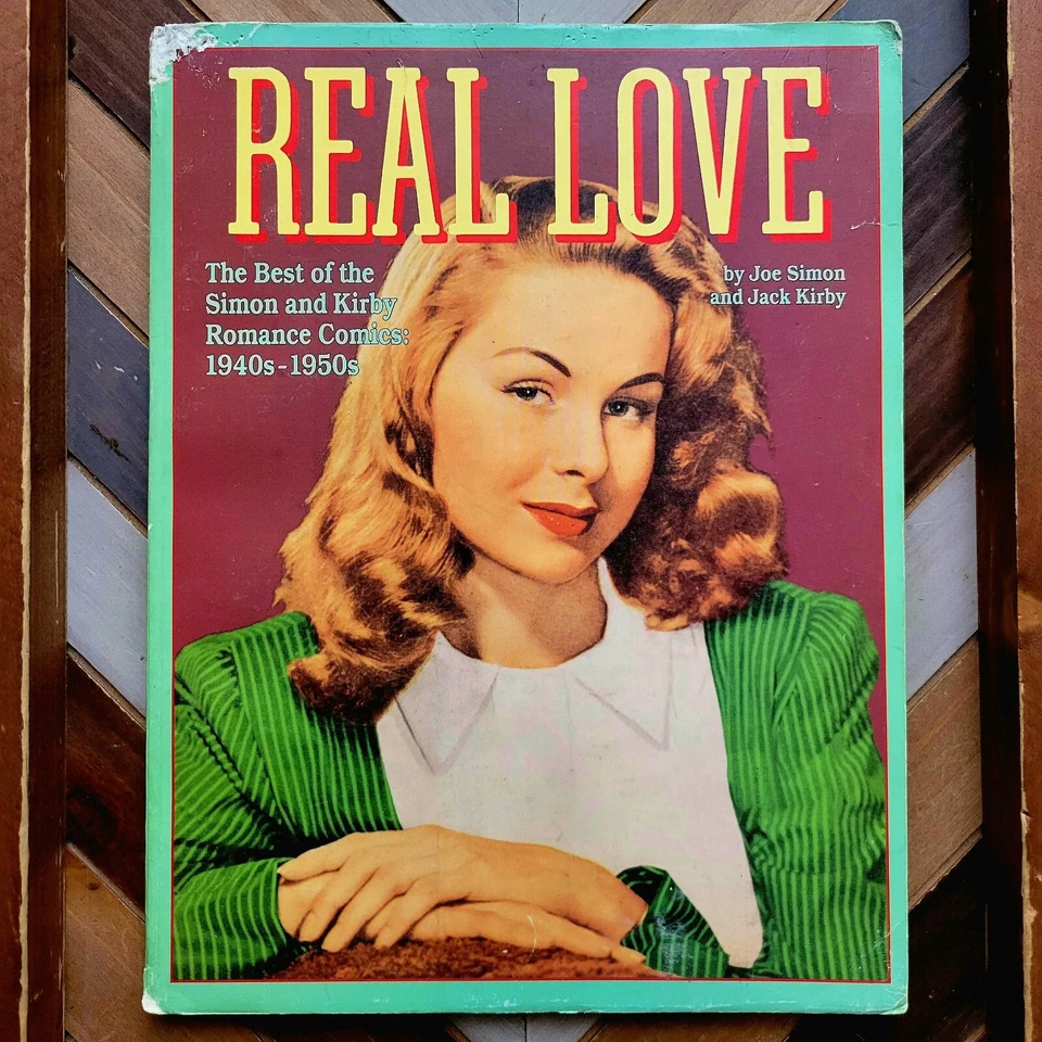 "REAL LOVE" VG (Eclipse 1988) Joe Simon & Jack Kirby Romance TPB Softcover - Image 1 of 4