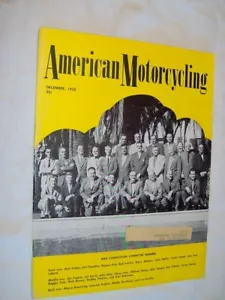 AMERICAN MOTORCYCLING MAGAZINE DEC 1958 BSA In 1959 WOMEN HARLEY MOTORCYCLE ADS - Bild 1 von 6