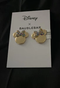 DISNEY - Baublebar Minnie Mouse Christmas Holiday Earrings - NEW!! - Picture 1 of 1