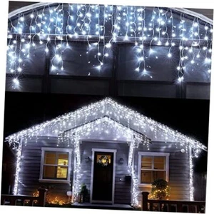 Led Christmas Lights Outdoor Christmas Decorations Hanging Lights CoolWhite - Picture 1 of 8