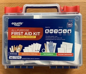 FIRST AID KIT DELUXE 140 PIECES - Picture 1 of 5