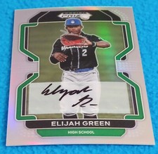 2022 Panini Prizm Draft Picks #PDP5 Elijah Green Silver Prizm Auto Rookie RC~MT
