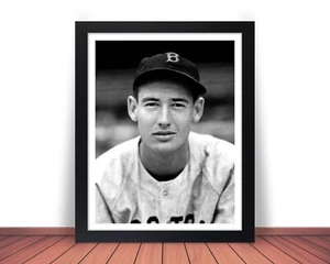 Framed TED WILLIAMS Photo Picture BOSTON RED SOX Baseball - 8x10 or 11x14 (W9) - Picture 1 of 9
