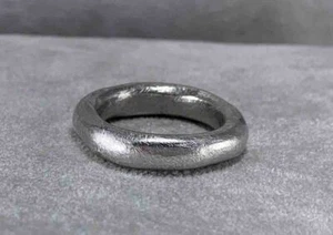 Phaidon Rand Silber 925 Typ Dodo Herren Damen Geschenk Mädchen Matt Gr. 15 - Bild 1 von 4