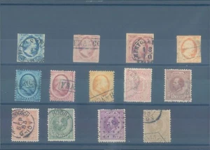 PAÍSES BAJOS 1852-1888 varios sellos usados - valores clave (CV $700 EUR617) - Imagen 1 de 1