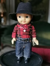 1950's Buddy Lee Cowboy Original Lee Plaid Shirt w/Pearl Buttons & Denim Jeans