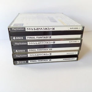 Final Fantasy 7 8 9 3Game Set Lot Authentic Japanese CIB Complete - Picture 1 of 19