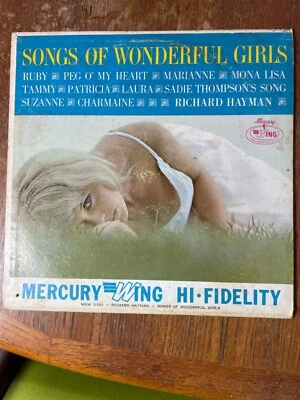 Richard Hayman – Songs Of Wonderful Girls LP Vinyl 1964 MGW12285 Reissue Foto 1 de 4