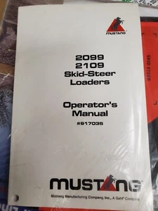 Mustang MFG 2012 Skid Steer Operators Manual Packet Includes Parts and Engine - Picture 1 of 3