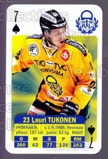 2013-14 Finnish SM LIIGA Playing Card #46 Lauri Tukonen
