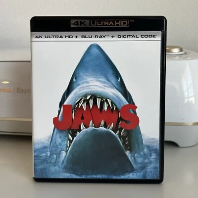 Jaws 4K Ultra HD Blu-ray No Slipcover Or Digital Foto 1 de 3