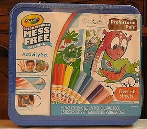 Crayola Color Wonder Mess Free Activity Set mit Etui Prehistoric Pals - Bild 1 von 6