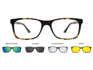 Occhiali da vista Thema Ultem by Gloos U-221 M07 con 4 clip on magnetici - Imagen 1 de 3