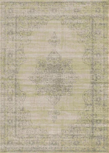 Radici Beige Worn Distressed Floral Traditional-European Area Rug Bordered 3563 - Picture 1 of 8