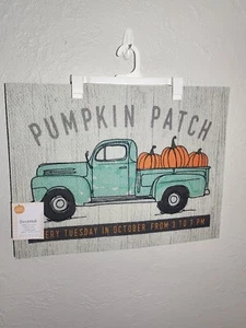 Perfect Harvest Fall Doormat Rug Pumpkin Patch Indoor/Outdoor 18”x24”New - Picture 1 of 2