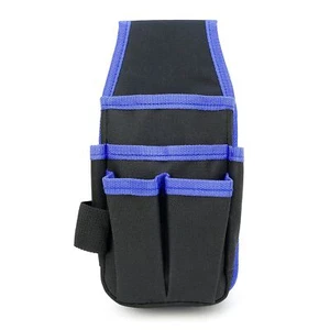 Small Canvas Tool Pouch with Adjustable Belt for Electricians Carpenters and ... - Picture 1 of 6